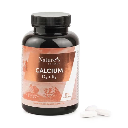 Calcium + Vitamin D3 + Vitamin K2 Tabletten